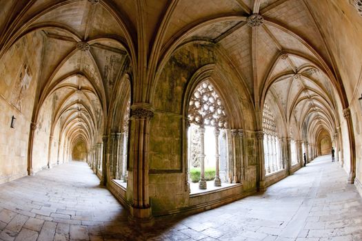 Royal cloister of Santa Maria da Vitoria Monastery, Batalha, Estremadura, Portugal
