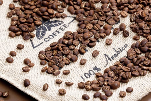 still life of coffee beans