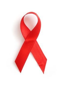 Red ribbon symbol