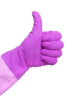 Cleaning thumbs up