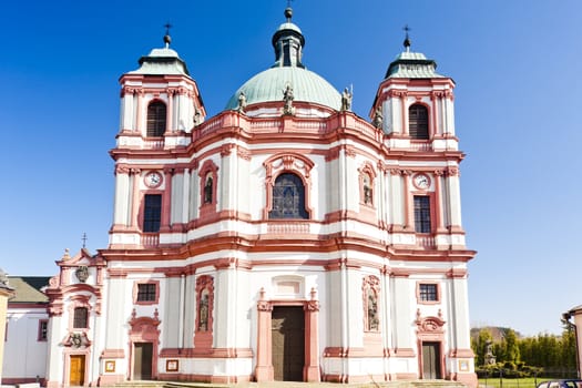 basilica in Jablonne v Podjestedi, Czech Republic