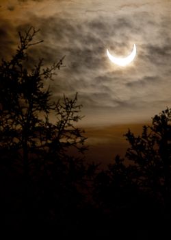 solar eclipse, January 4th 2011
