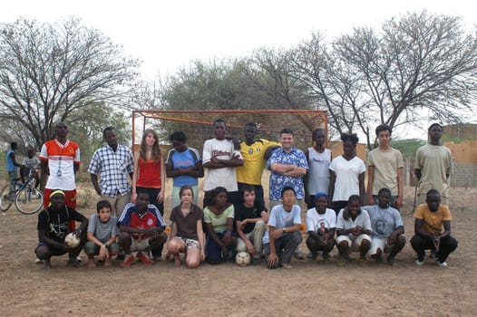 Visit French schoolboys in Burkina Faso Faso in a school of a village. Exchanges are done between the small French and the small Africans for better understanding the differences in life between them.