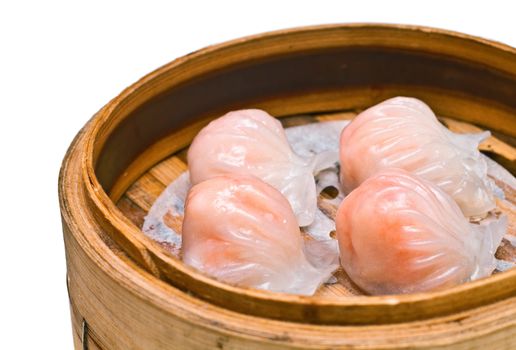 Isolated photo of traditional Chinese crusine dumplings, which are very popular in the southern part of Chinese and oversea Chinese regions