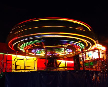 lights of  merry-go-round                        