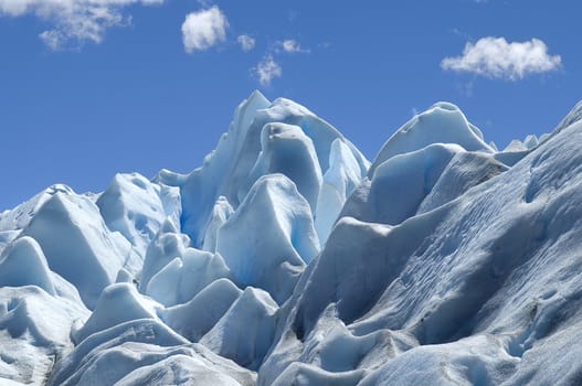 photo was taken on the glacier Perito Moreno