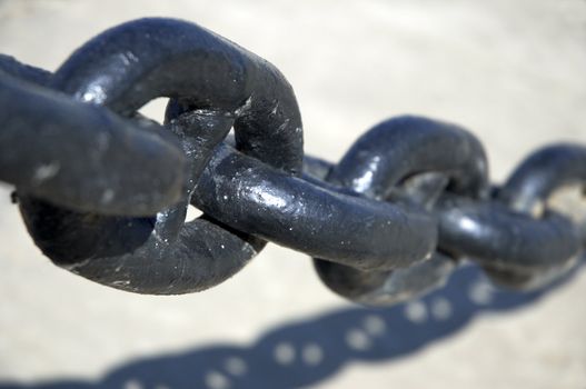 chain in close up