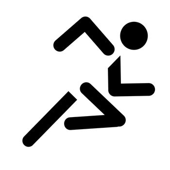 running simbol