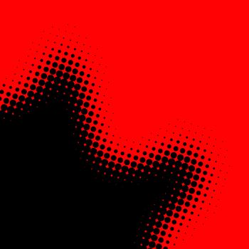 red and black background