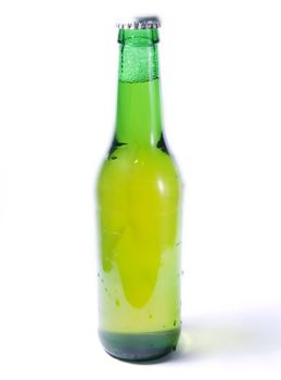 Green beer bottle