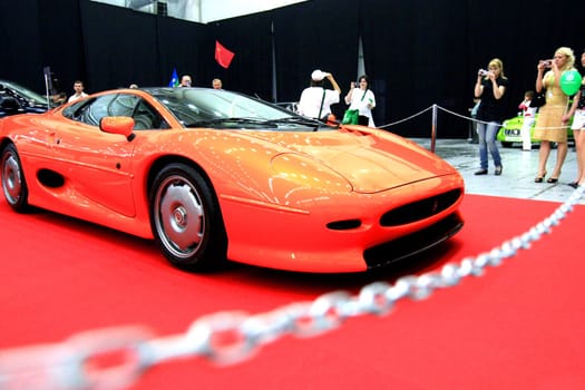 An auto presented at the 16th International Kyiv SIA'2008 Motor Show in Kyiv May 22, 2008.