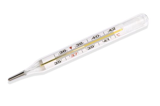 thermometer  isolated with clipping path                         