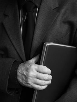 businessman with laptop