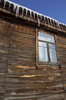 wooden house