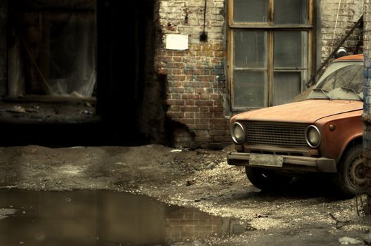 grungy place