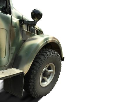 isolated jeep