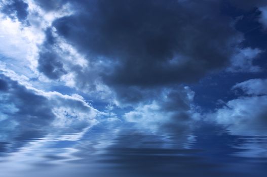 sky with water