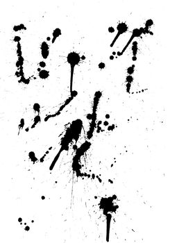 ink spots(great for hi-res brushes or graphic art)