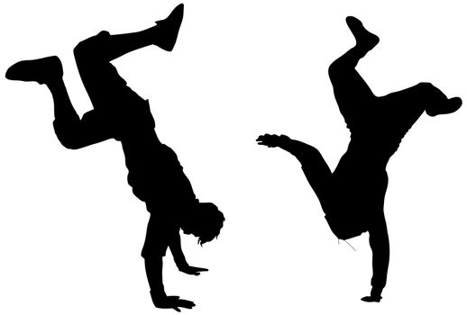 isolated dancers(great for your design and art work)