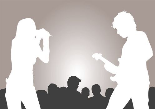 on the concert
