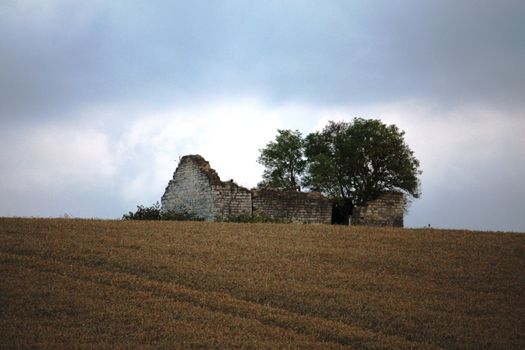 ruined barn