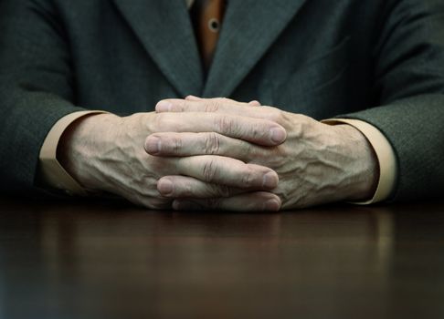 special photo f/x with dark vignetting,focus point on the hands