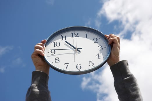 special photo toned f/x, focus point on the clock