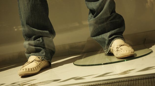 special photo toned f/x, focus point on shoes
