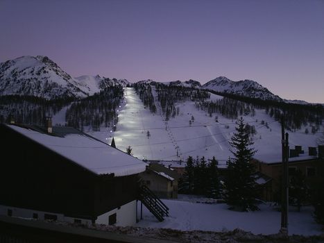 Montgenevre Slalom Ski course