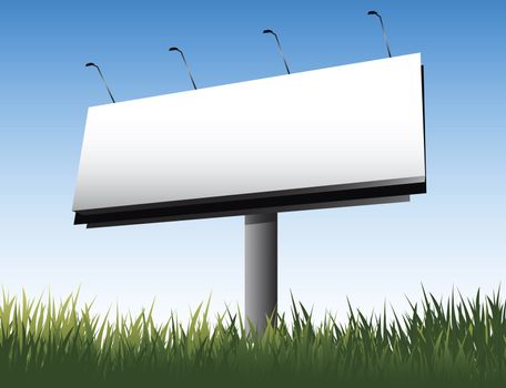 empty white screen for text or design and summer fresh green grass