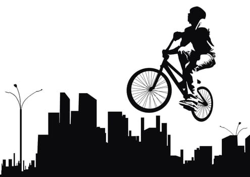 place your text or design on black or white area (biker made from my photo)