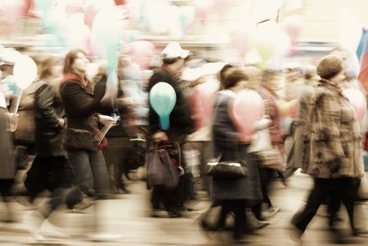special photo toned and blur-motion f/x