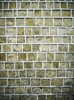 Brown Brick wall background texture in Chinese stlyle