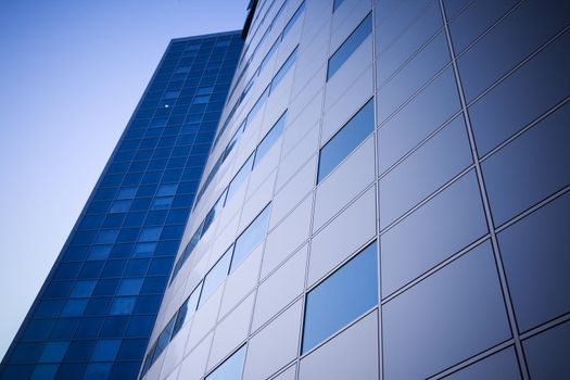 modern building,special toned and vignetting,focus point on nearest part