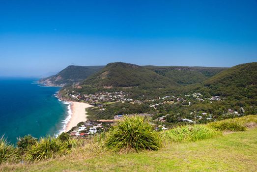 Wollongong beach coast, Southern Sydney, Australia.