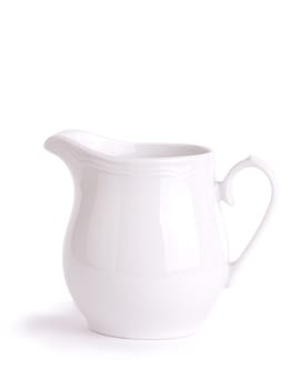 milk jug isolated on white background