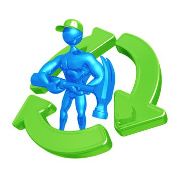 A Concept And Presentation Figure in 3D