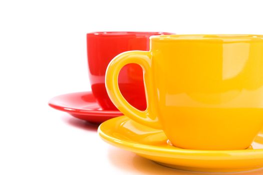 color tea concept isolated on white background