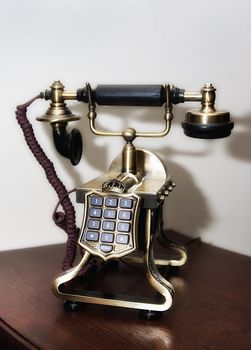 Home decoration's details - old style telephone