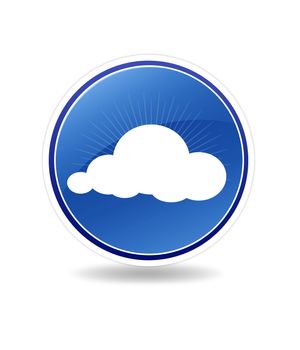 High resolution graphic of a cloud icon.
