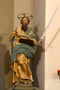 Statue of apostle St Paul