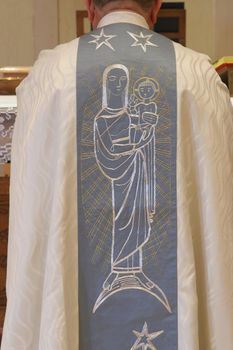 Golden embroidered Church vestments