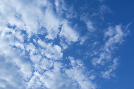 Blue sky with clouds