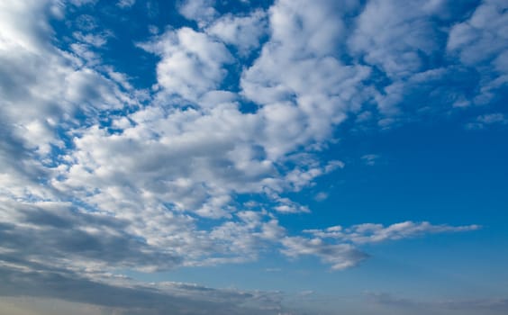 Blue sky with clouds