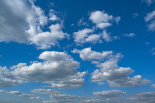 Blue sky with clouds