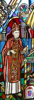 Cardinal Franjo Kuharic, stained glass
