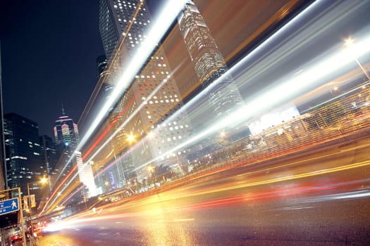 night traffic lights