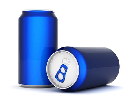 Image sealed aluminum can with a drink