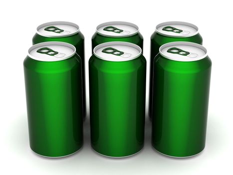 Image sealed aluminum can with a drink
