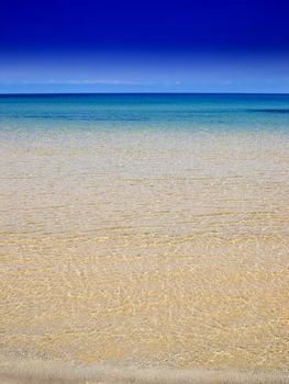 Beautiful Mediterranean beach on the island of Malta